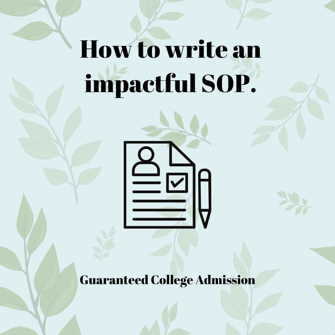 write a great statement of purpose (sop) & college essays